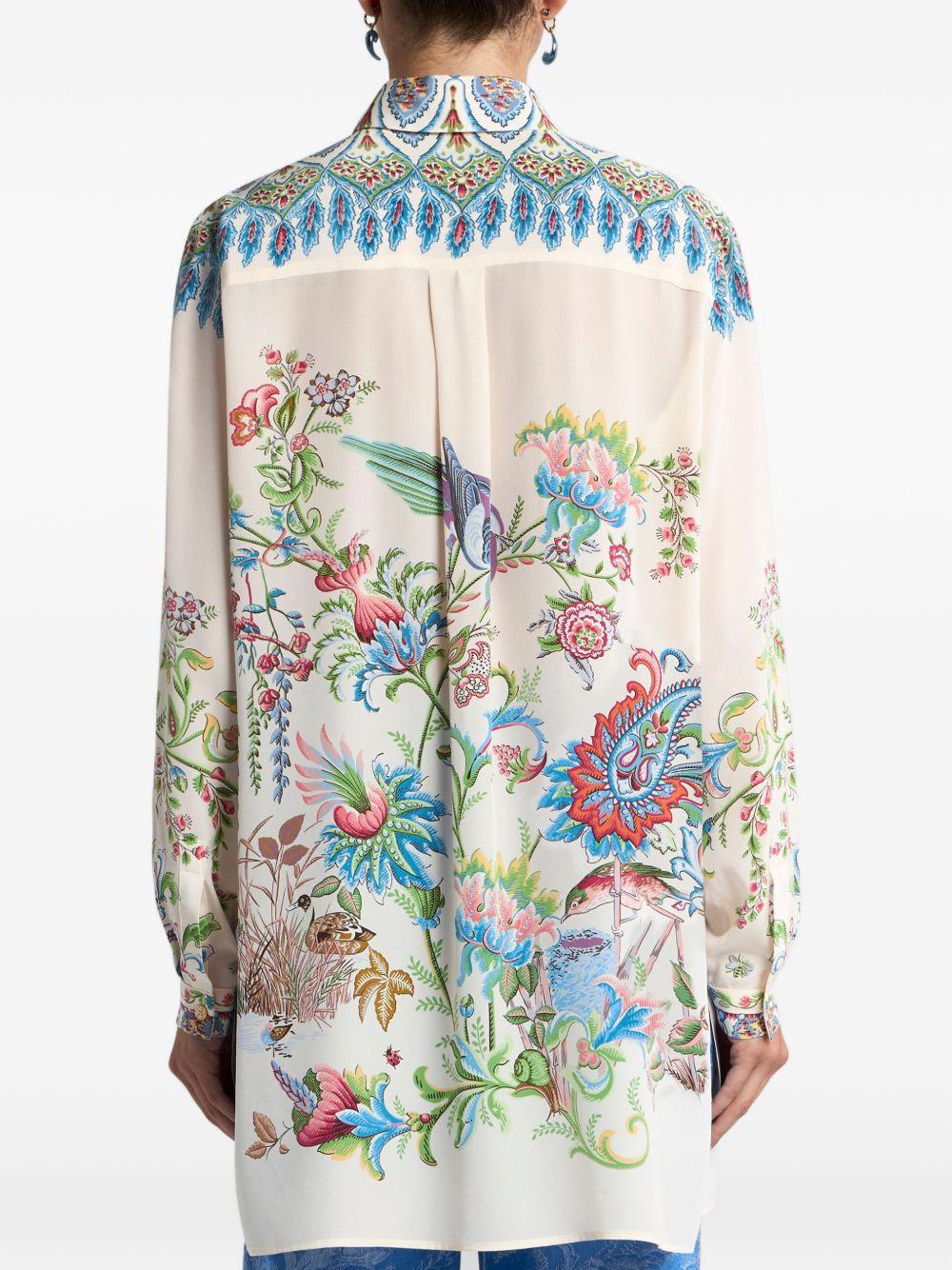 Camicia Lunga in Seta WRIA0103AKG73 X0802 ETRO 