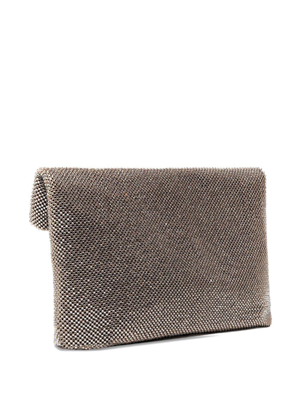 Dunham Pewter maxi clutch bag LB-1006962P ARGENTO TWENTY FOURHAITCH 