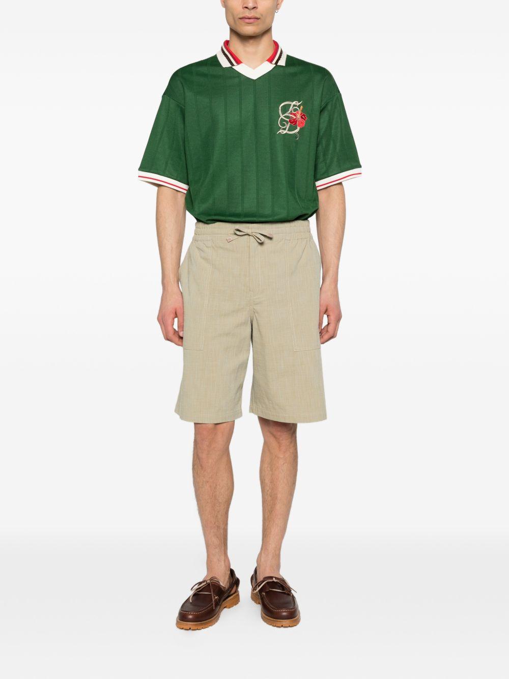 Polo D Hibiscus KPL171PL160 DARK GREEN DROLE DE MONSIEUR 