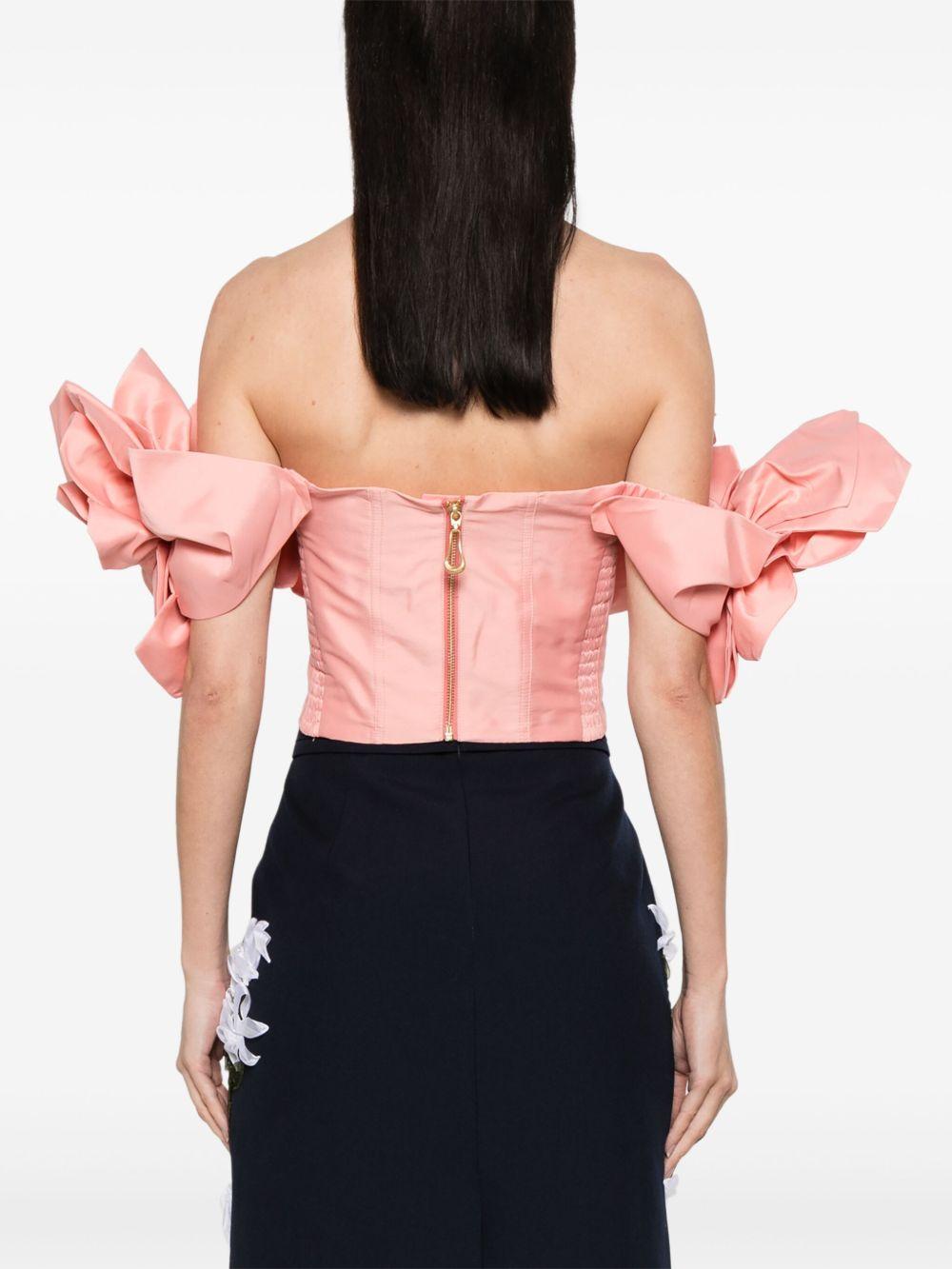 Etta Taffeta Top 25RE1126 WASHED CORAL AJE 