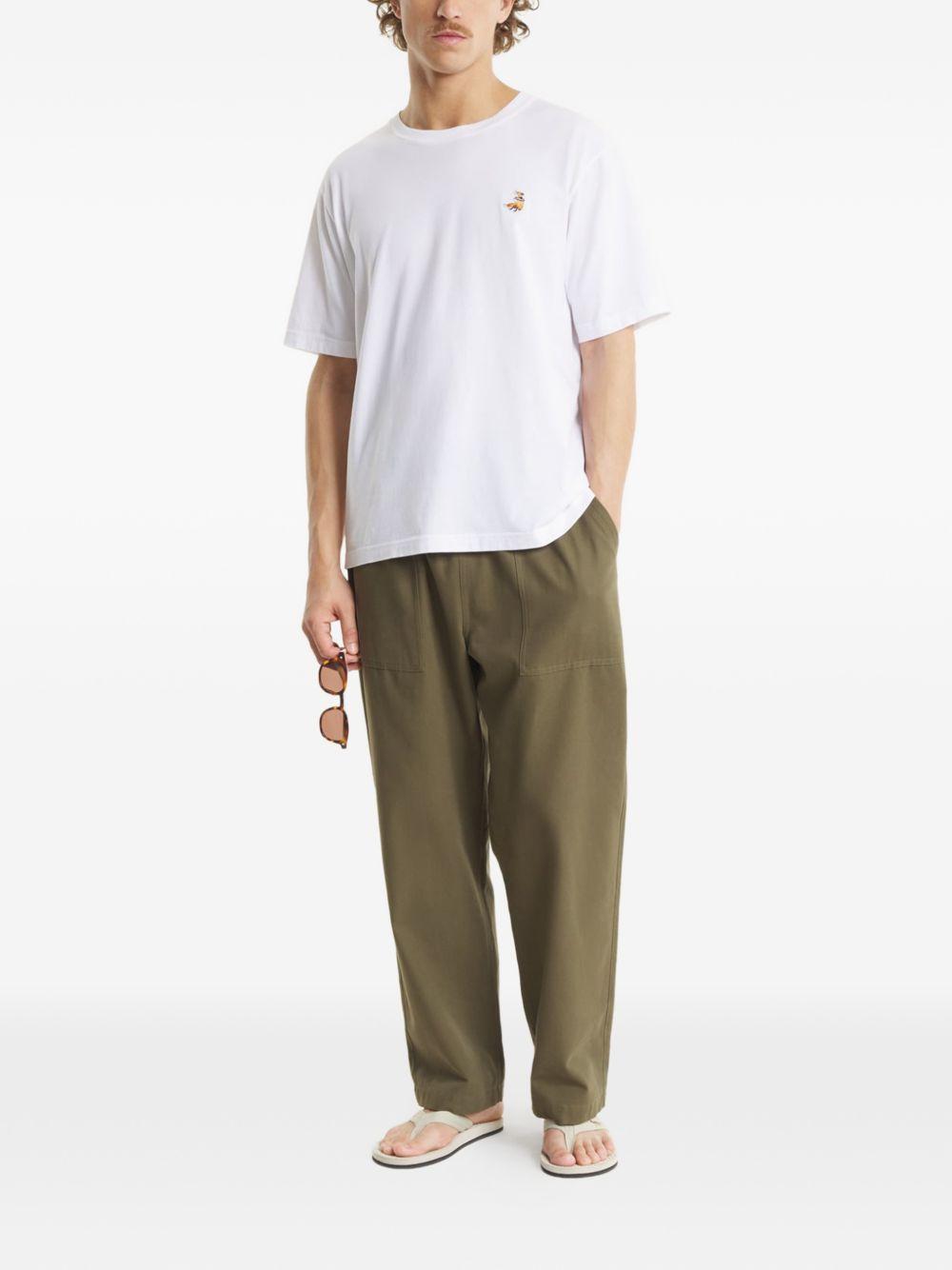 Fox Head Regular Tee-shirt QM00102KJ7026 P100 WHITE MAISON KITSUNE 