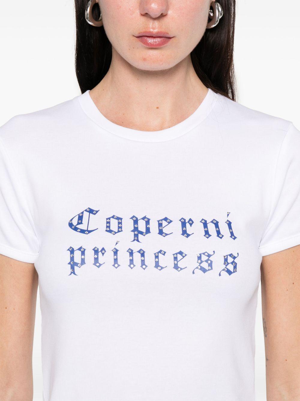 Disney X Coperni Princess Slim-Fit T-Shirt DJS07CRF5017 WHITE COPERNI 