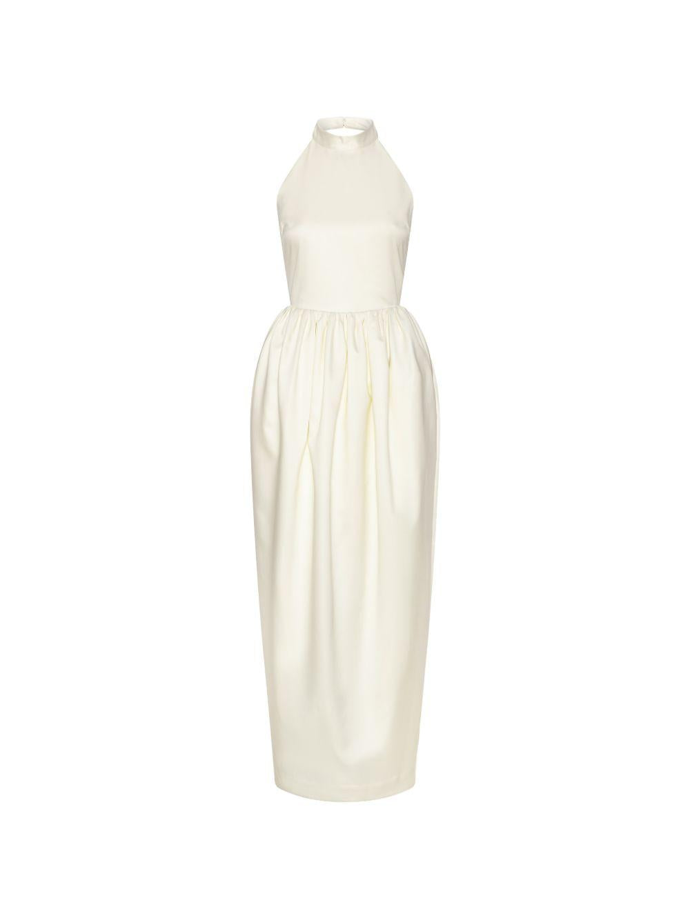 Halter-neck Dress 115752857 857 EGRET ROTATE 