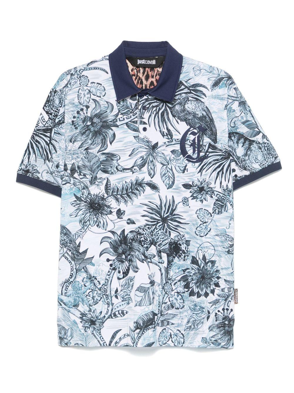  78OAGE19CJ116 R32 BLUE + WHITE JUST CAVALLI 