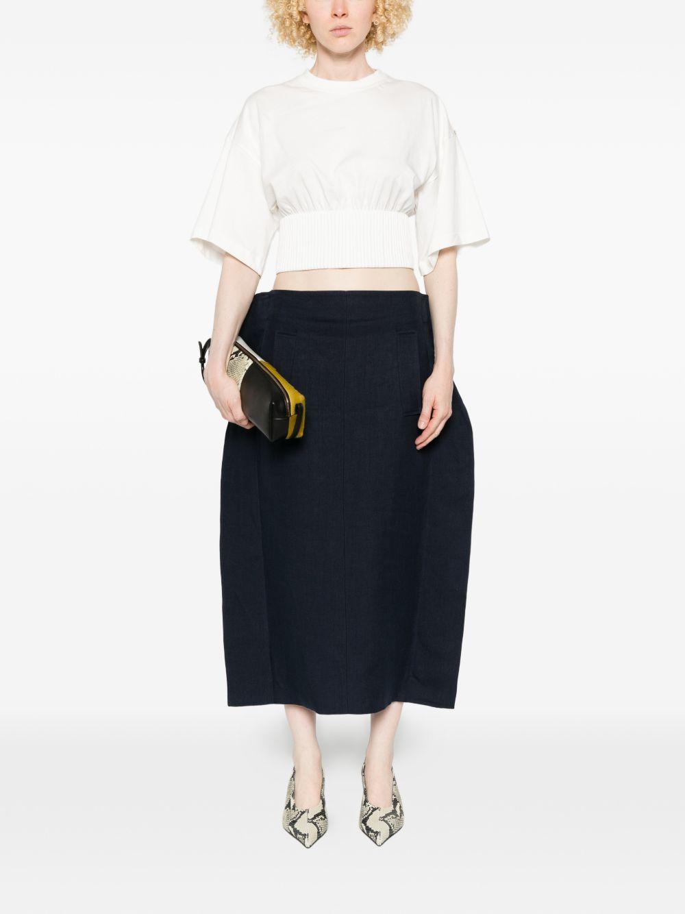 T-Shirt In Cotone SPXFOSCO 001 LATTE SPORTMAX 