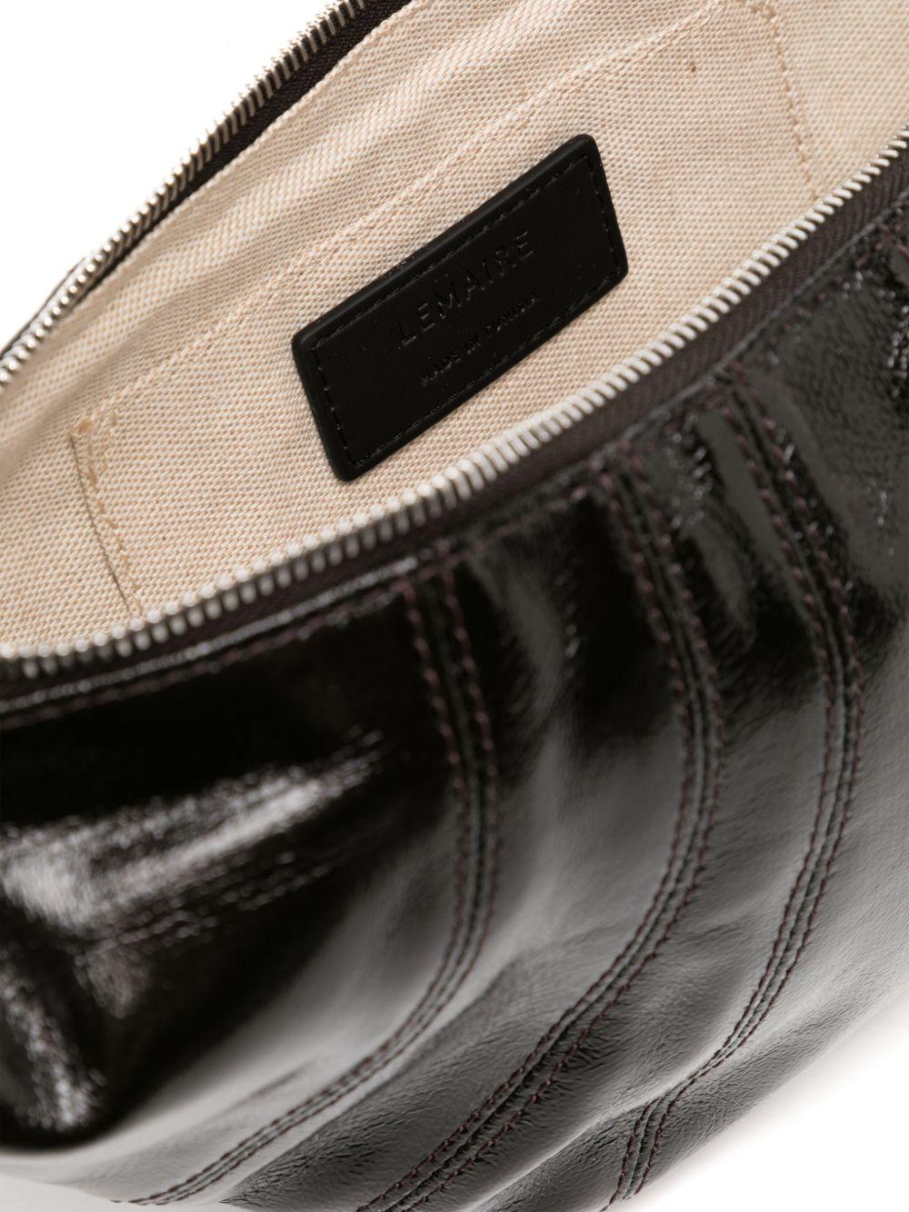 Medium Croissant Bag in Coated Cotton BG0001LF1329 BR477 TRUFFLE LEMAIRE 