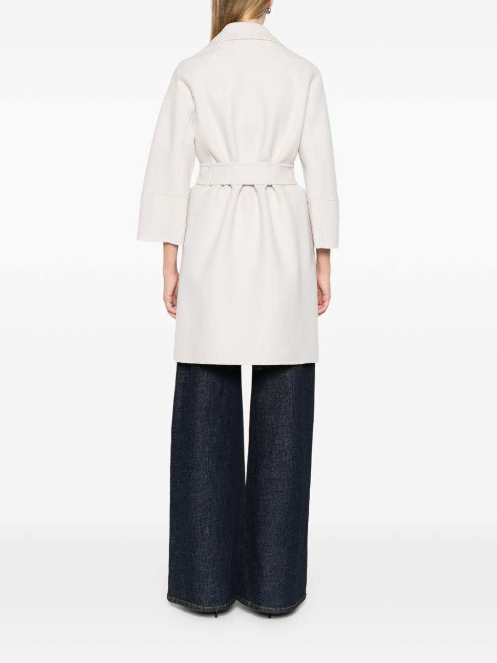 Cappotto Doppio Drap In Pura Lana ARONA 027 PALE SAND S MAX MARA 