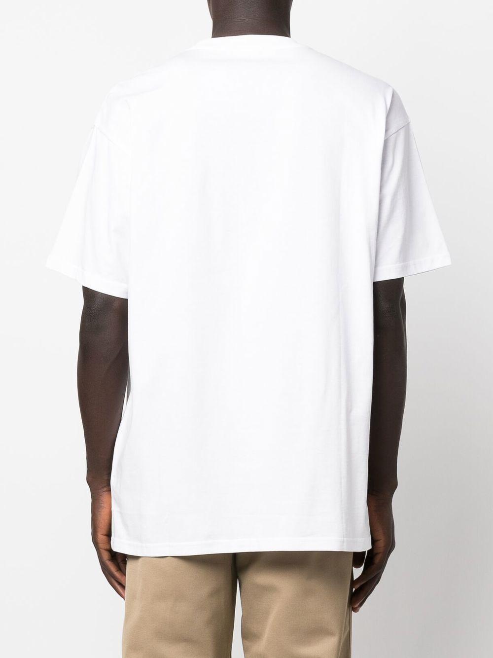 S/S Script Embroidery T-Shirt I030435 00AXX WHITE BLACK CARHARTT WIP 