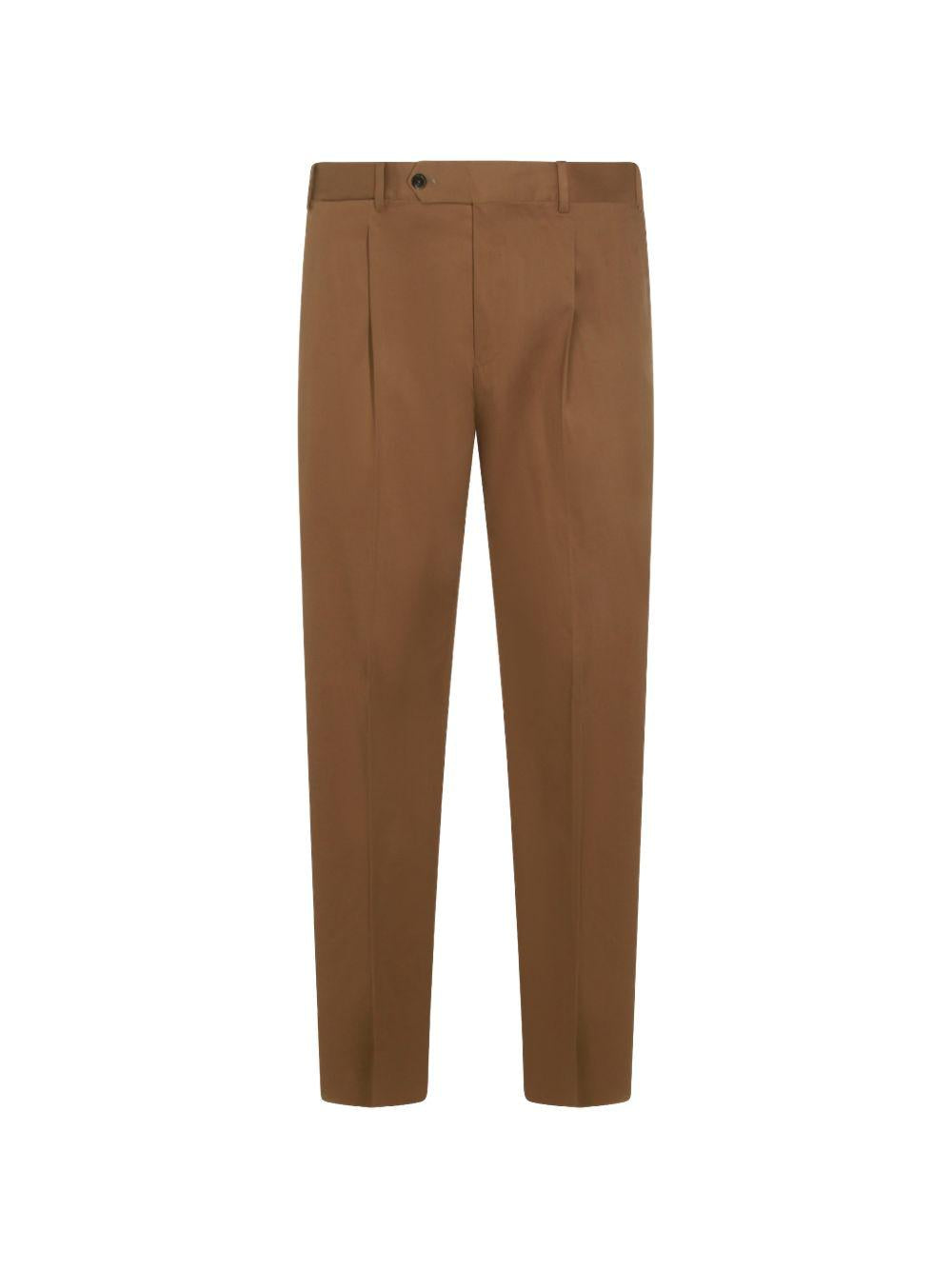 Rebel pants in linen and cotton COZSUFZA0CL1SD80 0130 NOCCIOLA PT TORINO 