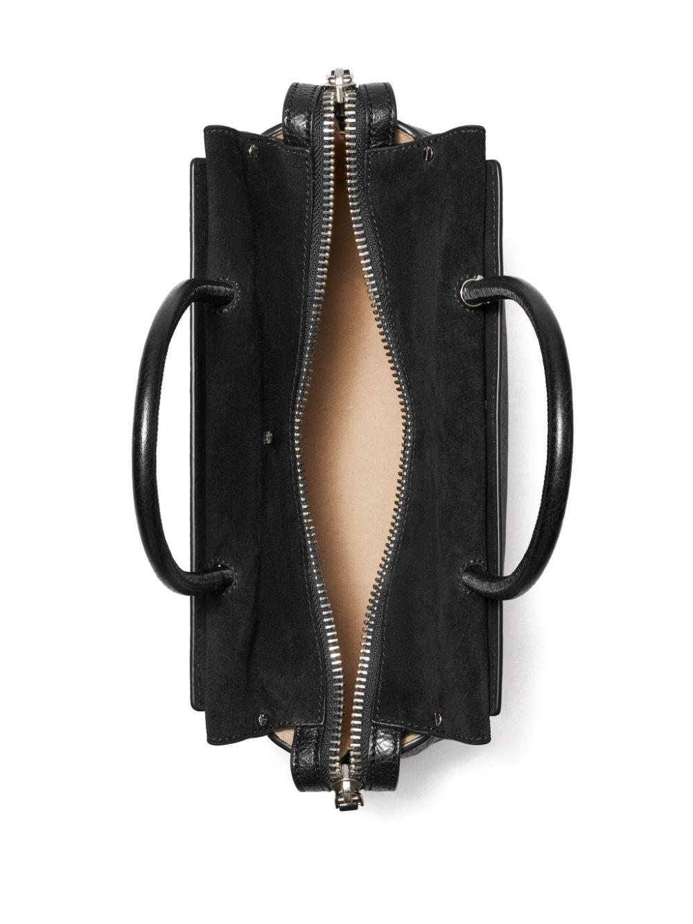 Mercer Distressed tote bag 165150 001 BLACK TORY BURCH 