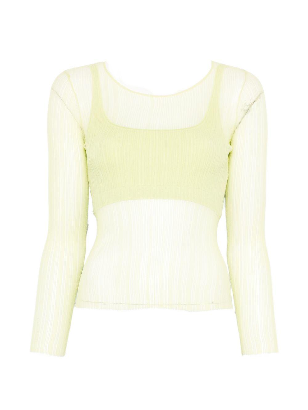 Leonie Top Manica Lunga 1262213K CELADON SIMKHAI 