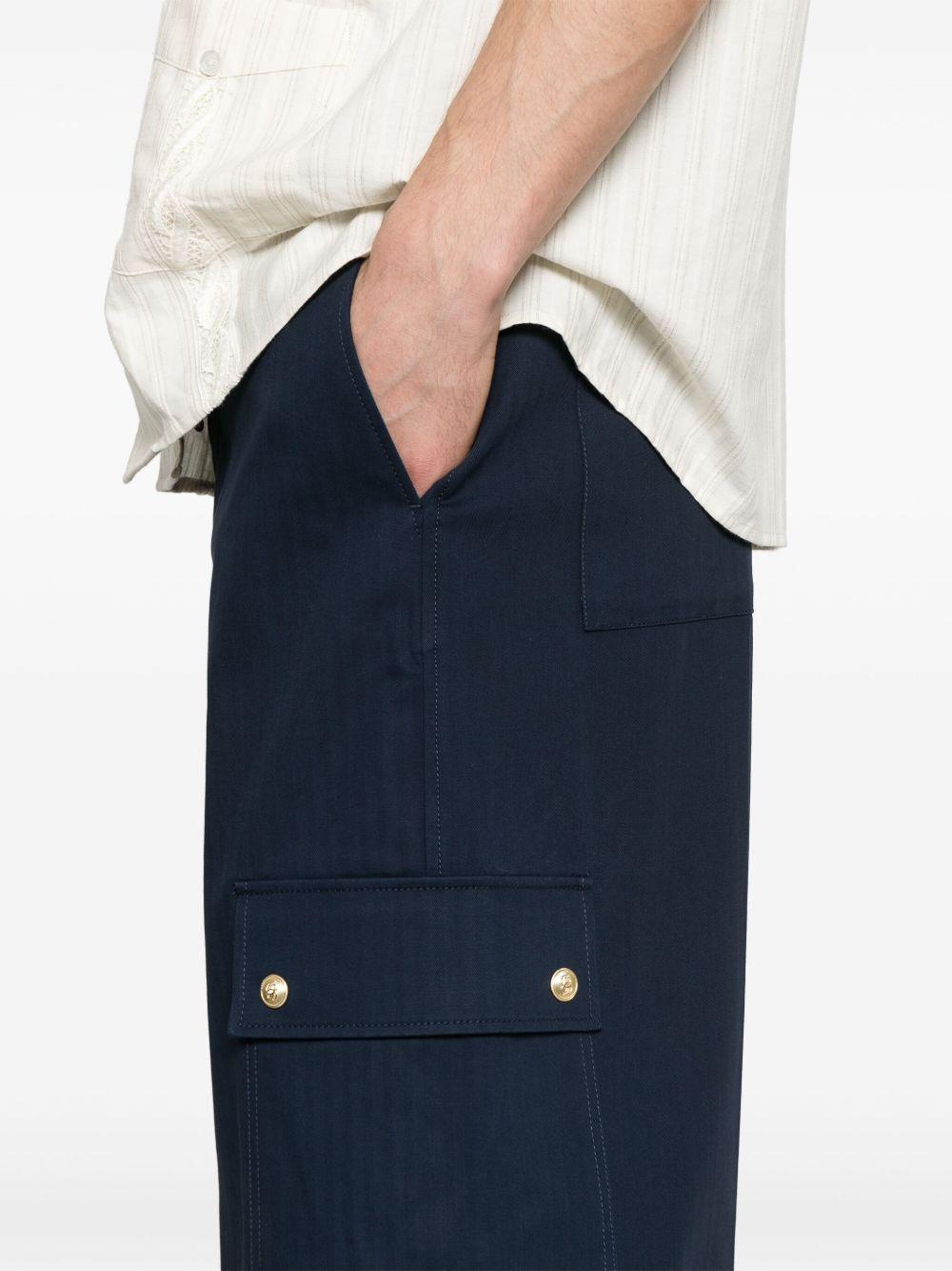 Le Short Workwear Chevron GBS155CO106 NAVY DROLE DE MONSIEUR 