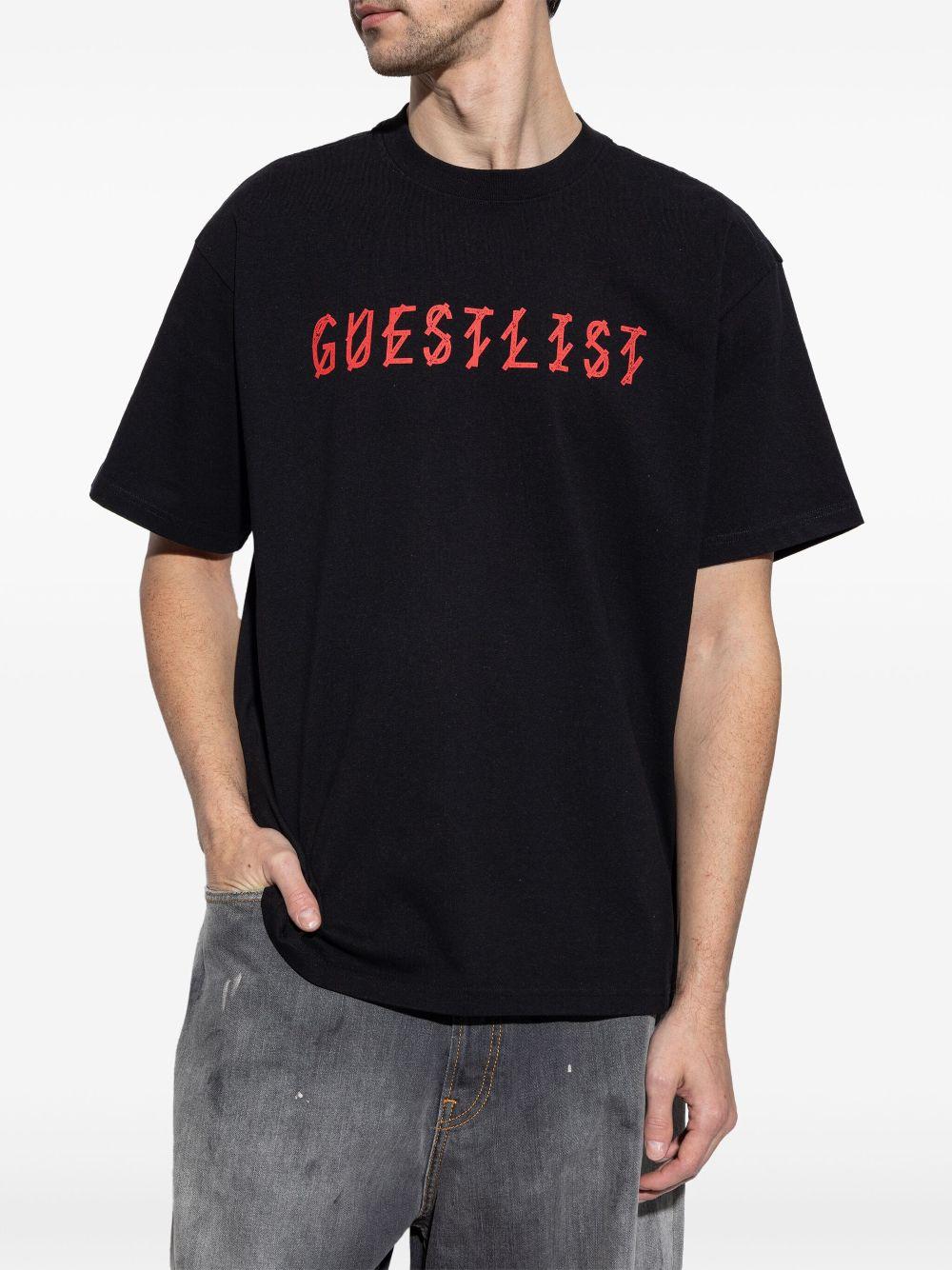 Guestlist Tee B0030556FA582 P495 BLACK RED 44 LABEL GROUP 