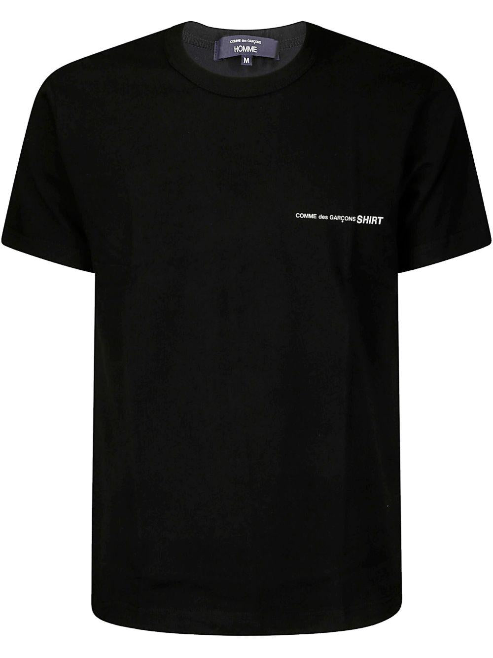 Men's Logo T-Shirt FOT026S25 1 BLACK COMME DES GARCONS SHIRT 