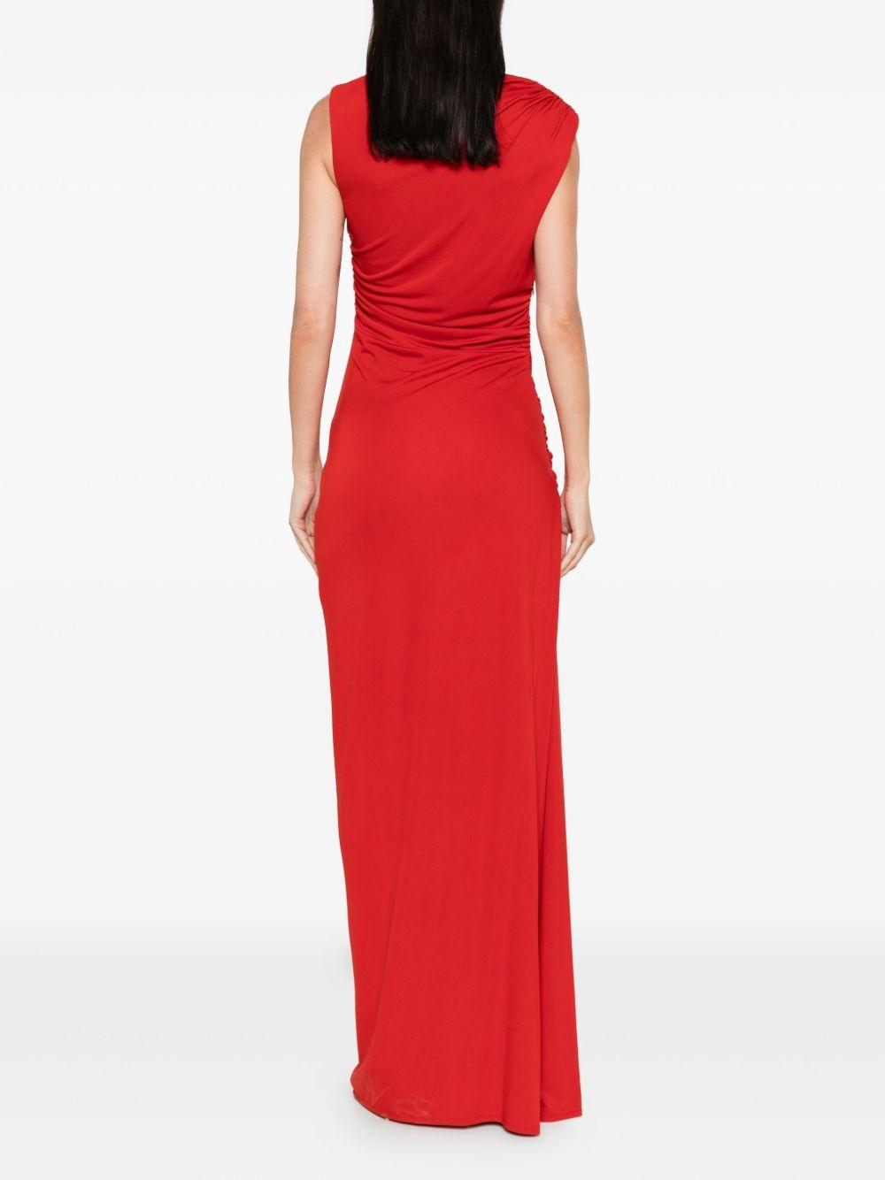 Blaine Jersey Gown 4251073D CRIMSON SIMKHAI 