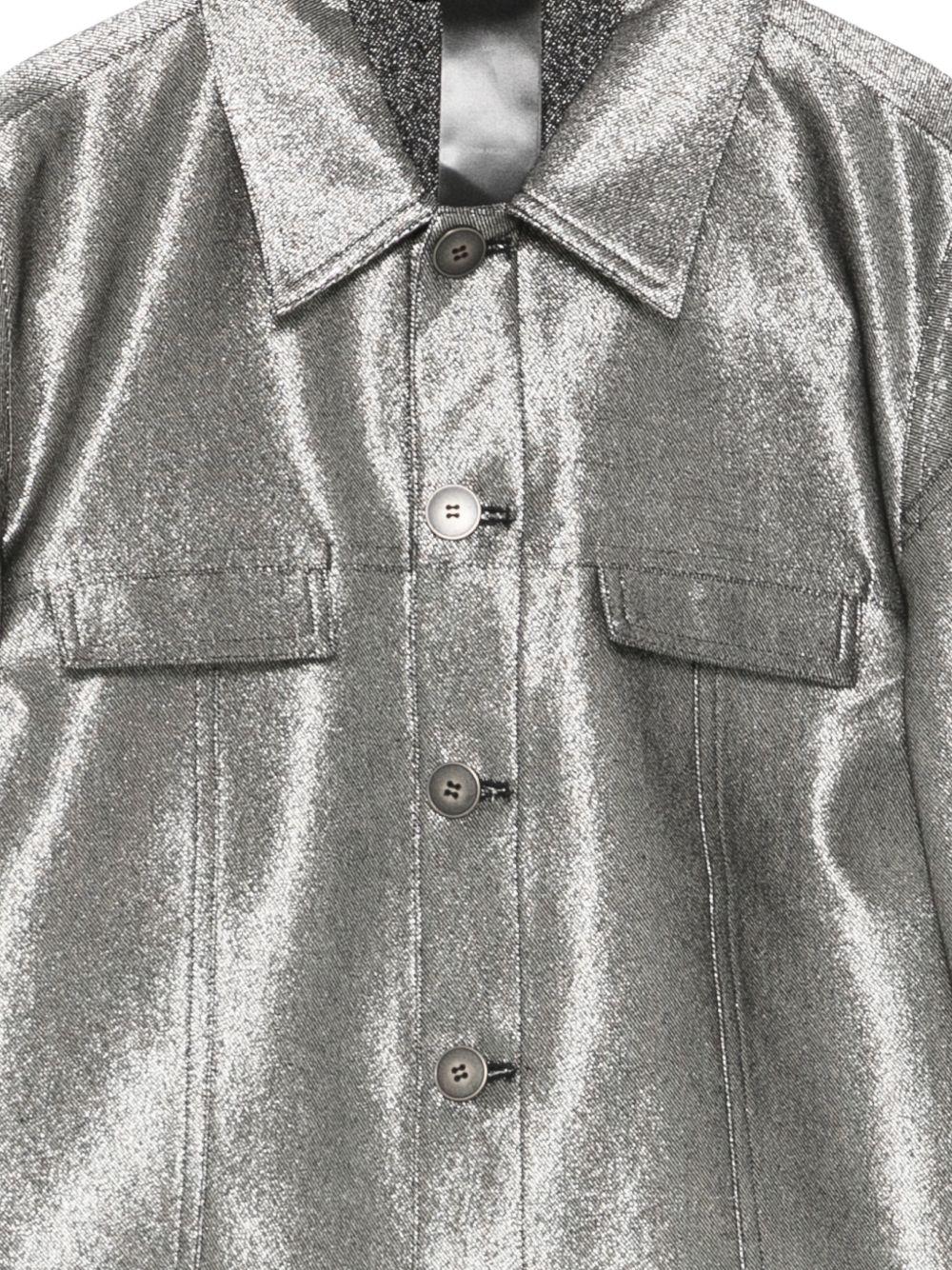 Giacca N°37J in Denim Argento SS26N37J DENIM ARGENTO SAPIO 