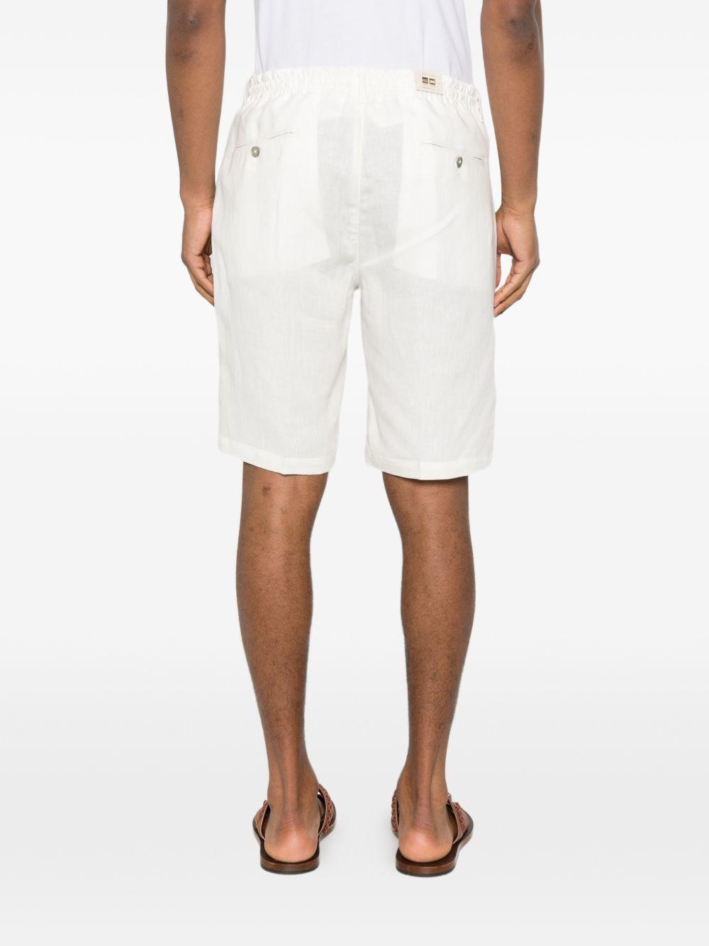 Chino corti con pieghe OLBIAS300117 00150 BIANCO BRIGLIA 1949 