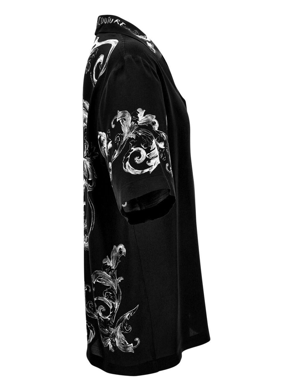  78GAL2BBNS624 899 BLACK VERSACE JEANS COUTURE 