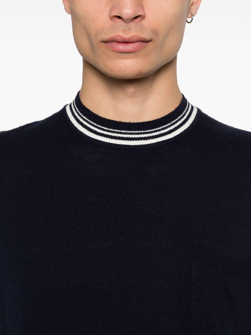 Striped pocket T-shirt A23F600 0001 PAOLO PECORA 
