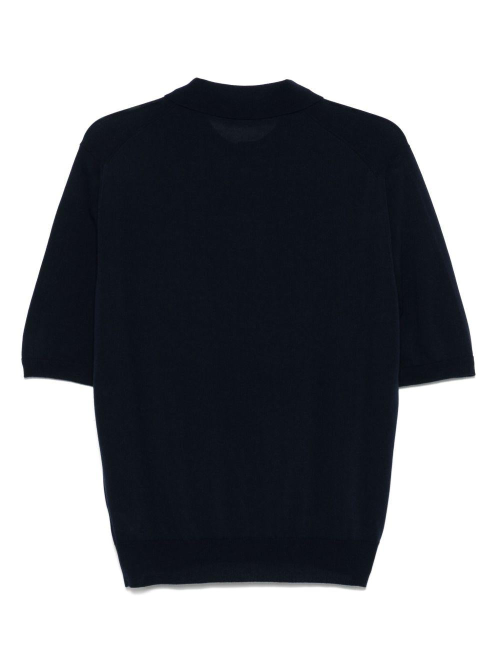 Polo in cotone con ricamo logo 810162ZY318 Z0542 ZANONE 