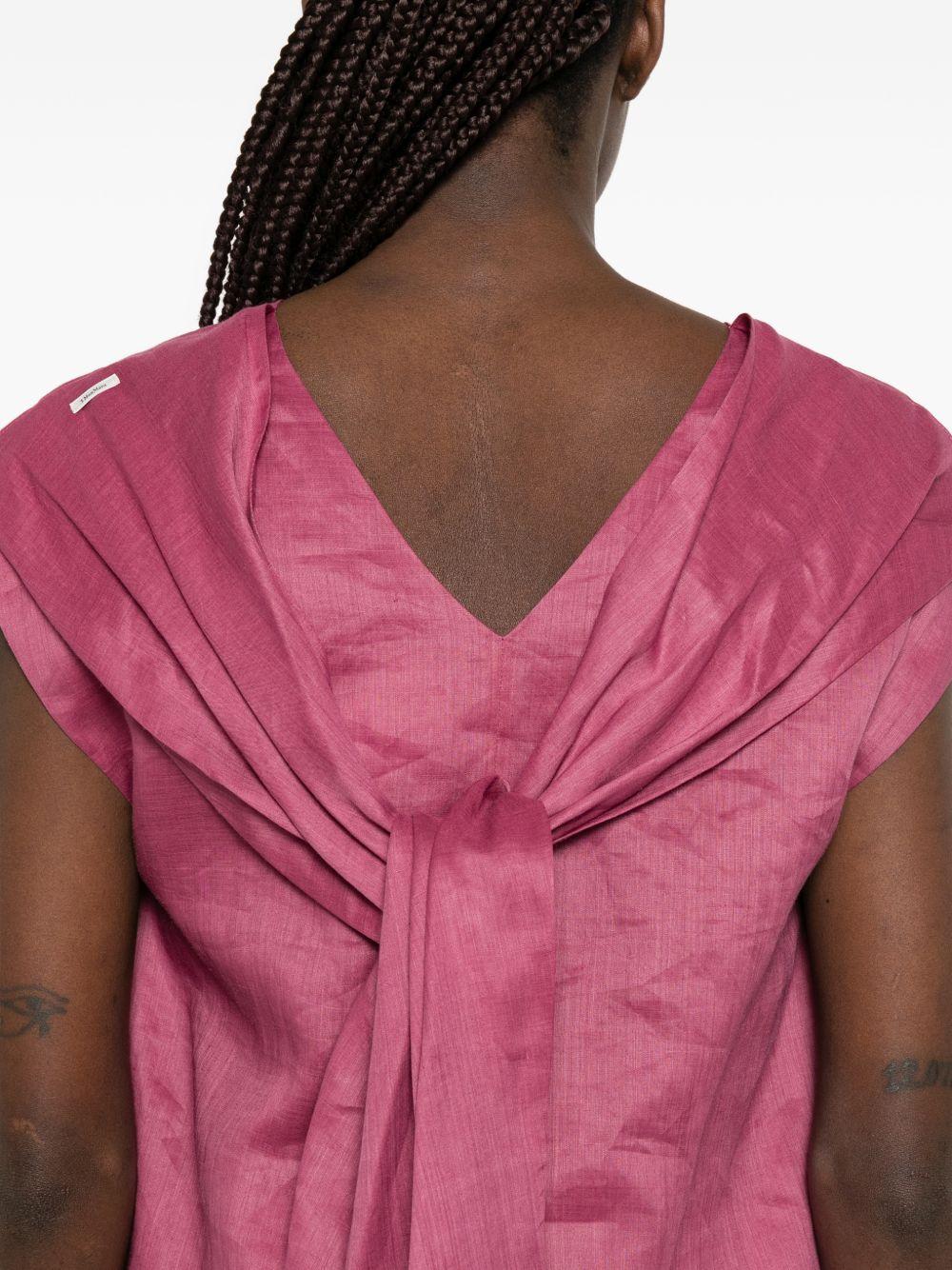 Top In Ramie Lavato SMMTALENTO 059 CICLAMINO S MAX MARA 