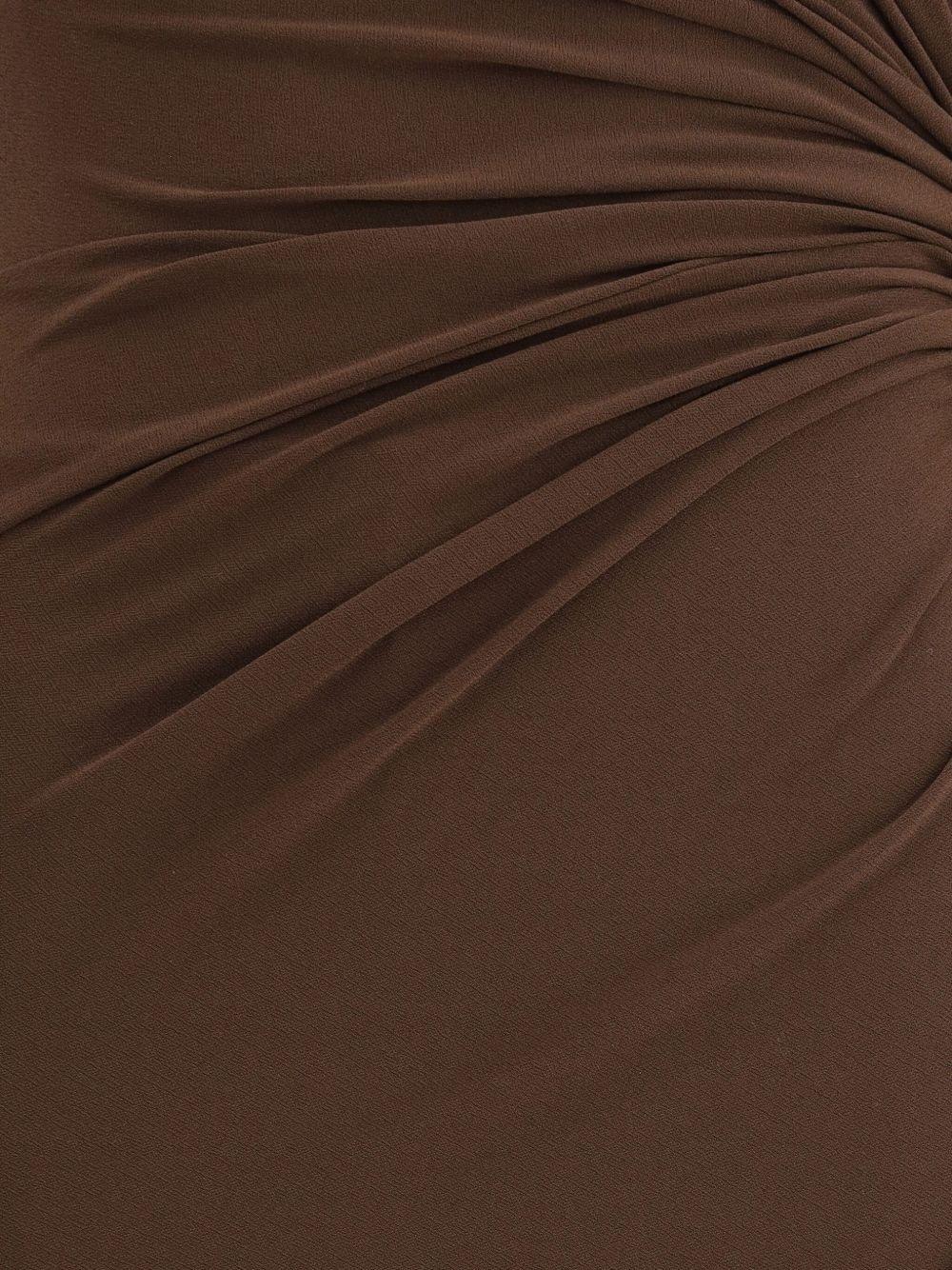 Tessa Jumpsuit T180111ATJP107 600 DARK BROWN THE ANDAMANE 