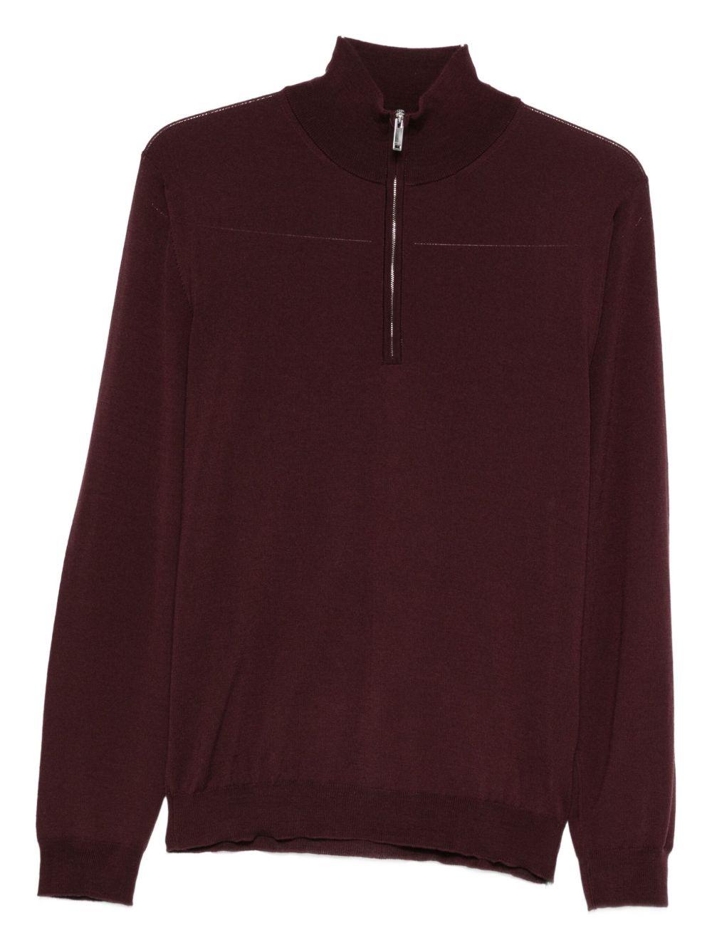 Maglione Con Zip 810205Z0290 N7597 ZANONE 