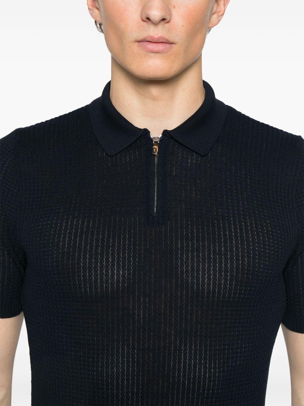 Polo a coste K76POLK16MAG0A001 11 BLUE ELEVENTY 