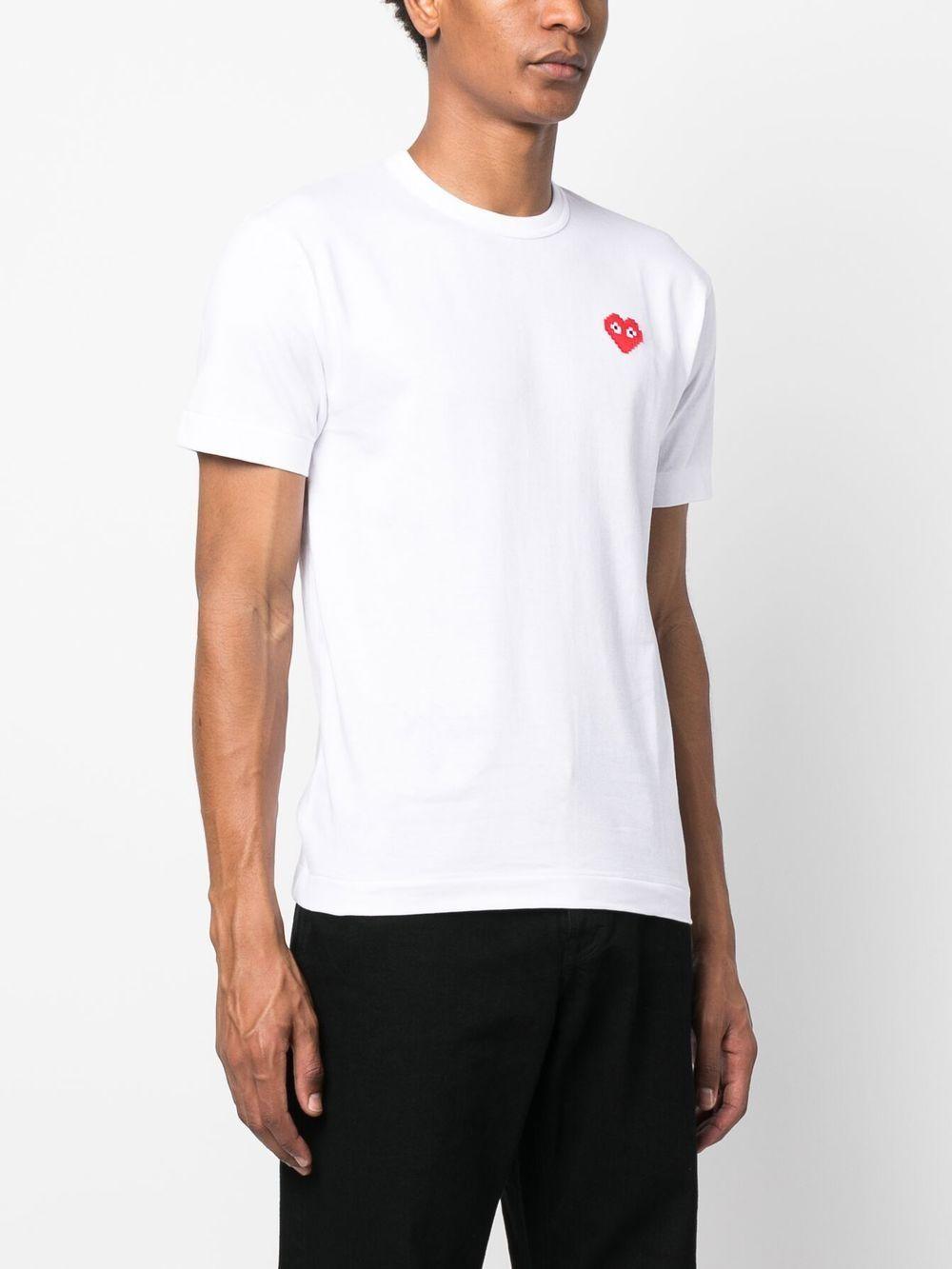  P1T322 3 WHITE COMME DES GARCONS PLAY 