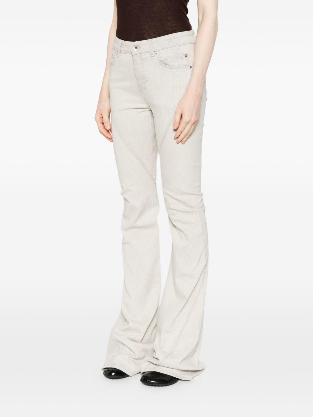 Bias Bootcut DS01F4302SDMW 51 MILK WASH RICK OWENS DRKSHDW 