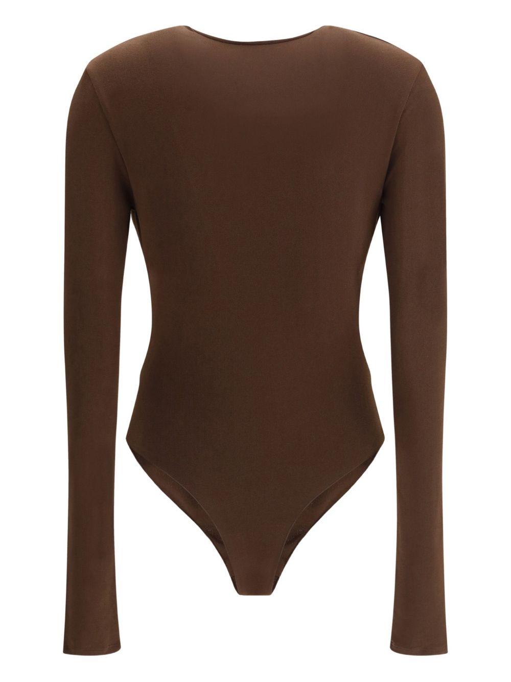 Zelda Bodysuit T180771BTJP107 600 DARK BROWN THE ANDAMANE 