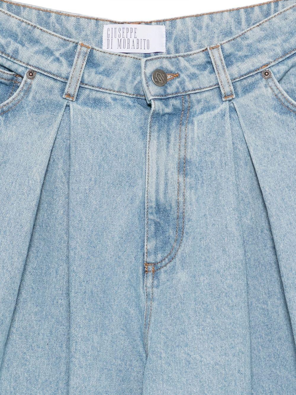 Jeans a gamba ampia 05FWDNP08905353 83 BLUE GIUSEPPE DI MORABITO 