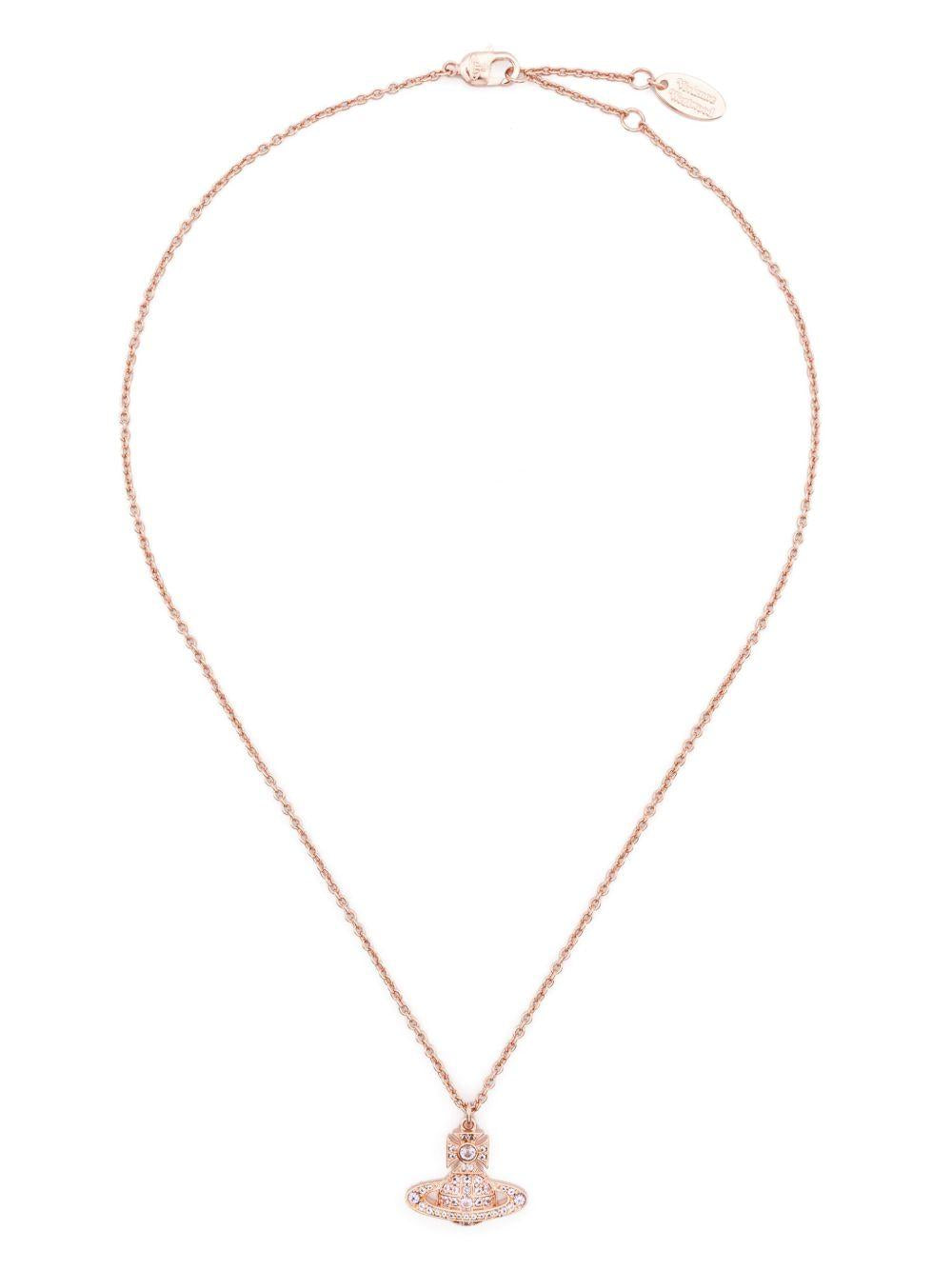 Carmela Necklace 630203BH02G111SM PINK GOLD PINK VIVIENNE WESTWOOD 