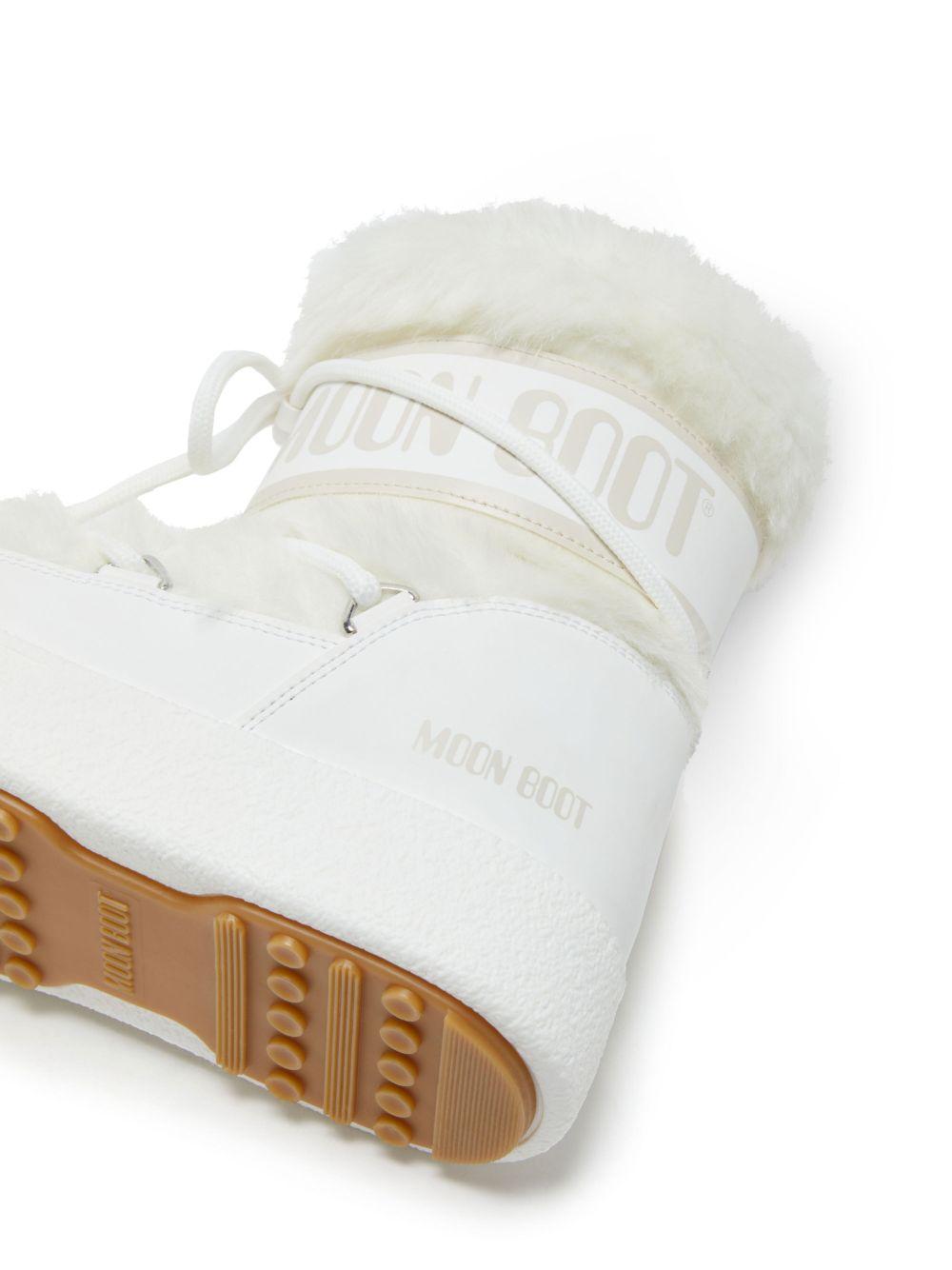 Ltrack Low Boots Faux Fur Bianco 80D2450130 A001 WHITE MOON BOOT 