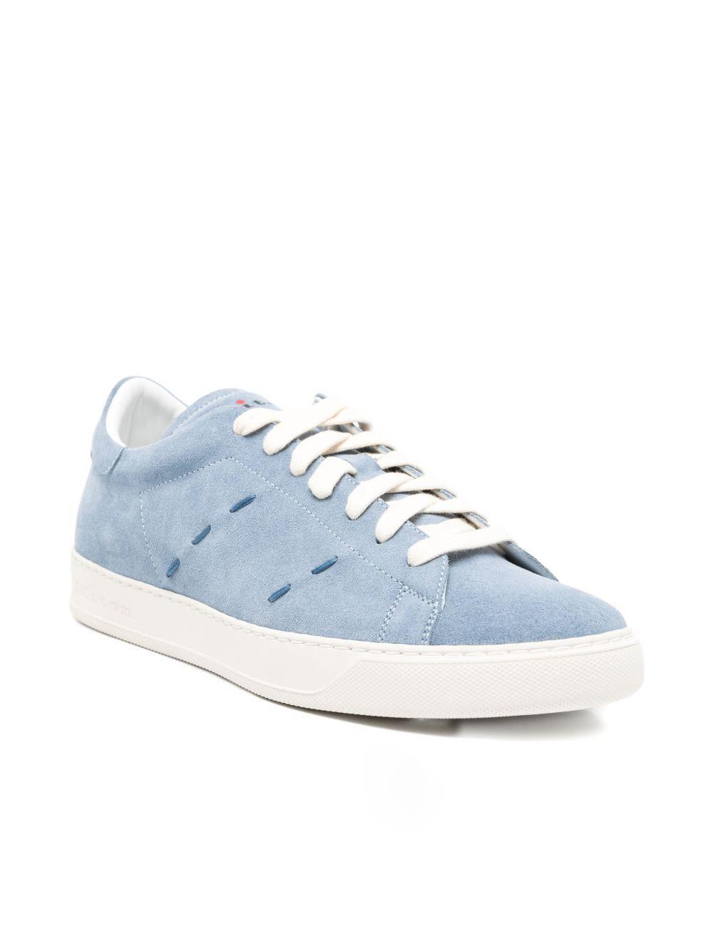 KITON - Sneakers in suede USSA421N0141206007 CELESTE KITON 