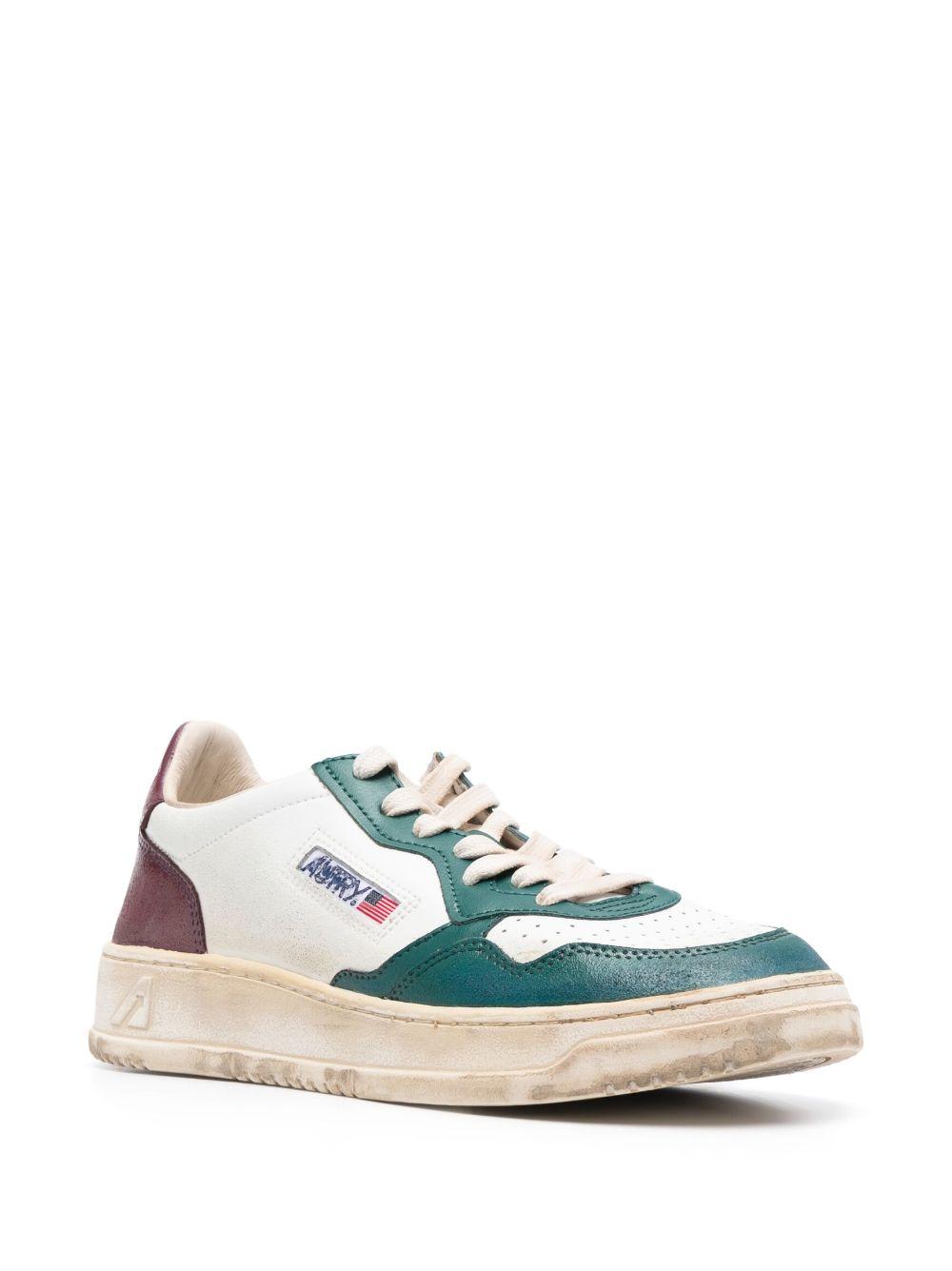 Sneakers Medalist Low Super Vintage AVLMSV23 WHITE AUBERGINE PETROL AUTRY 
