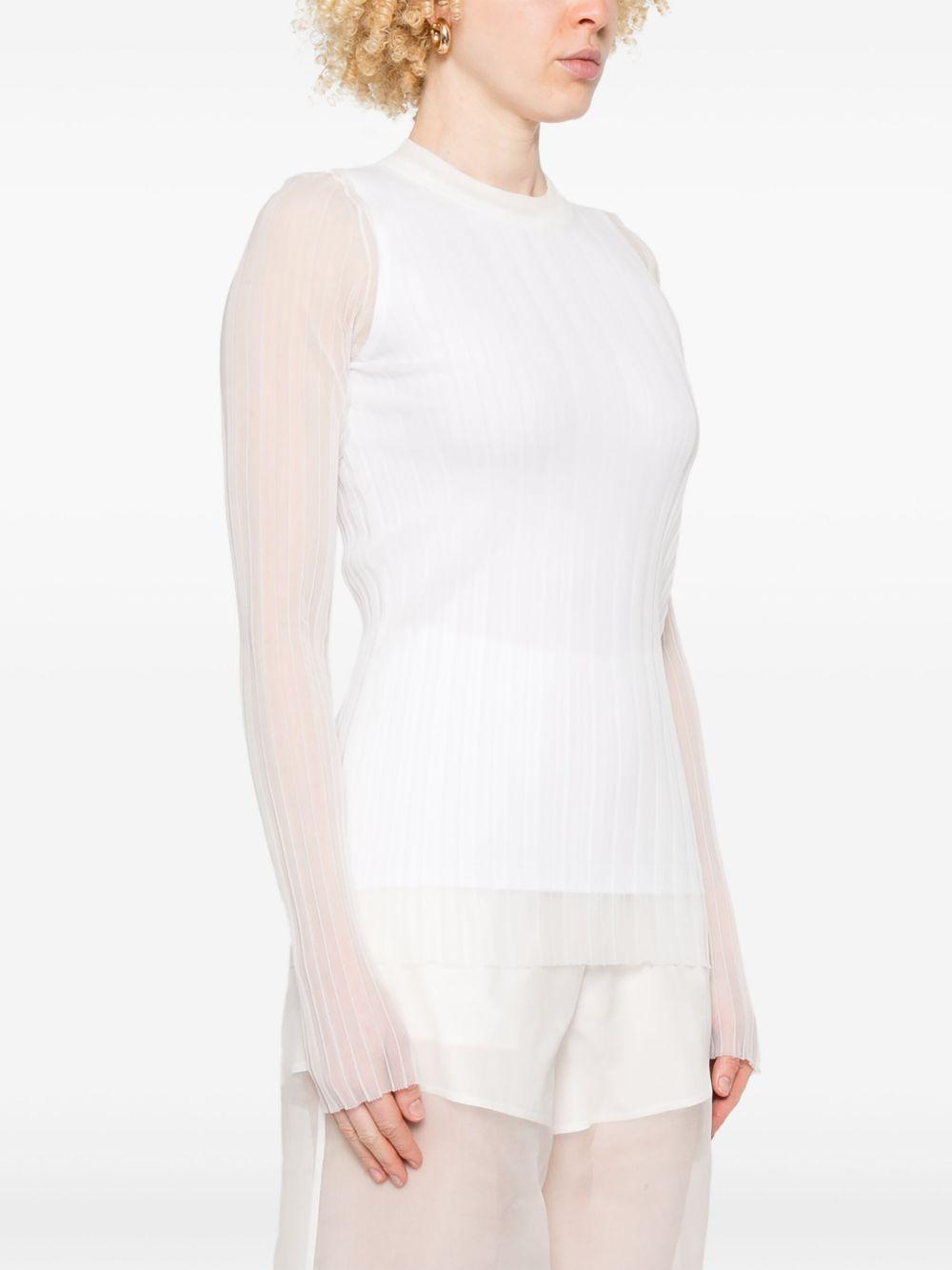 Top Acino ACINO1234MM12166 001 BIANCO OTTICO SPORTMAX 