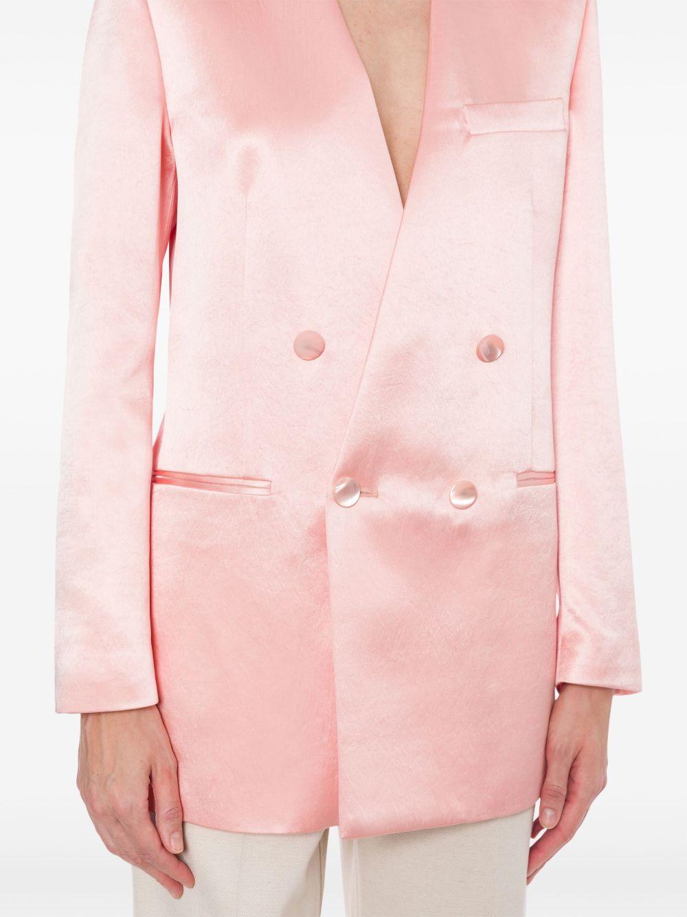 Blazer doppiopetto senza rever A05050723 0132 PINK PHILOSOPHY DI LORENZO SERAFINI 