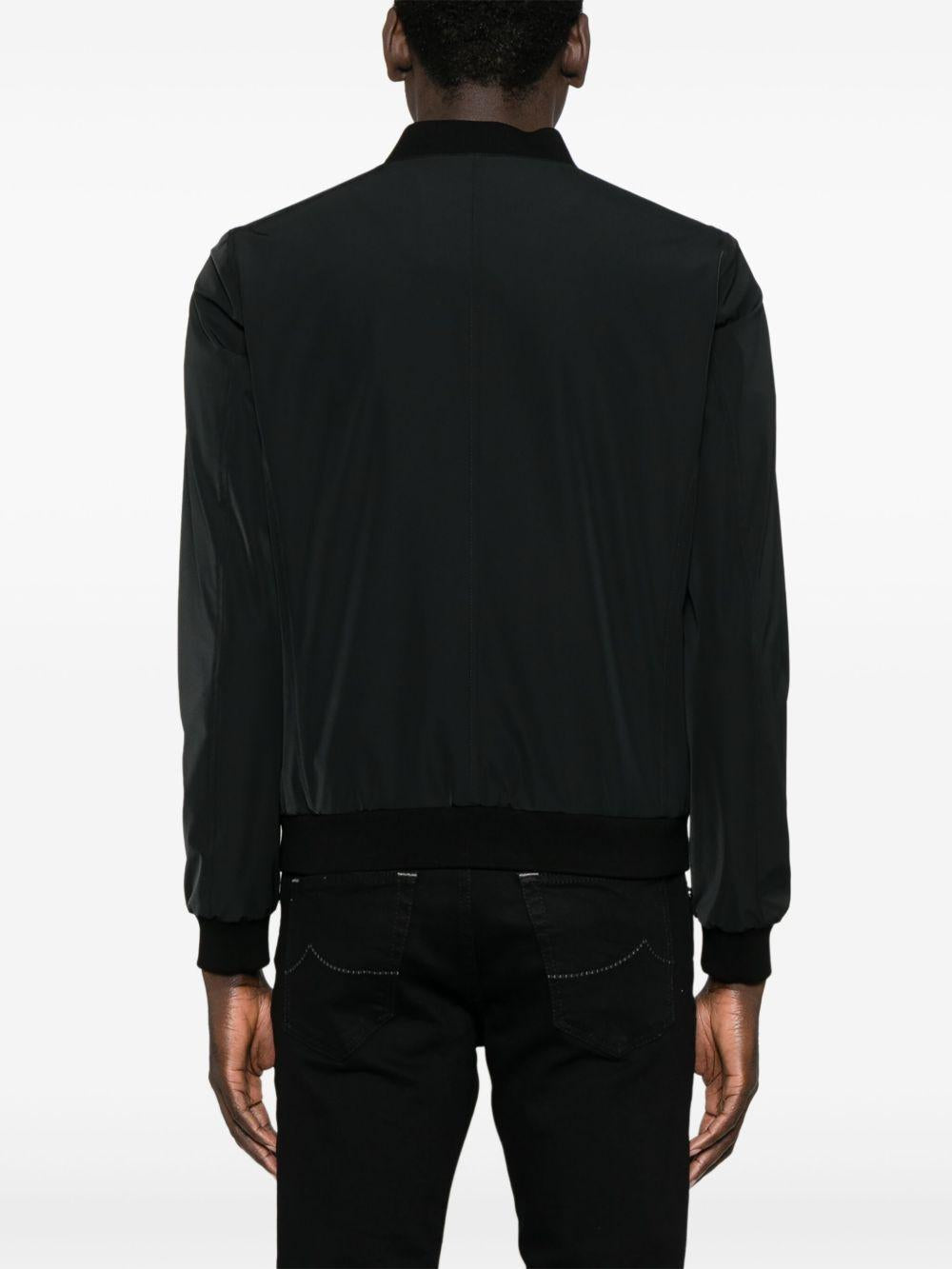 Giacca con cerniera Sorano MOUBO100063 U0001 NERO MOORER 