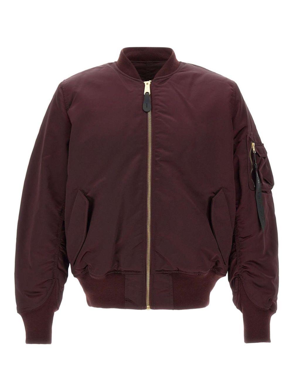 MA-1 Base Flight Bomber 756111 608 DARK CHERRY ALPHA INDUSTRIES 