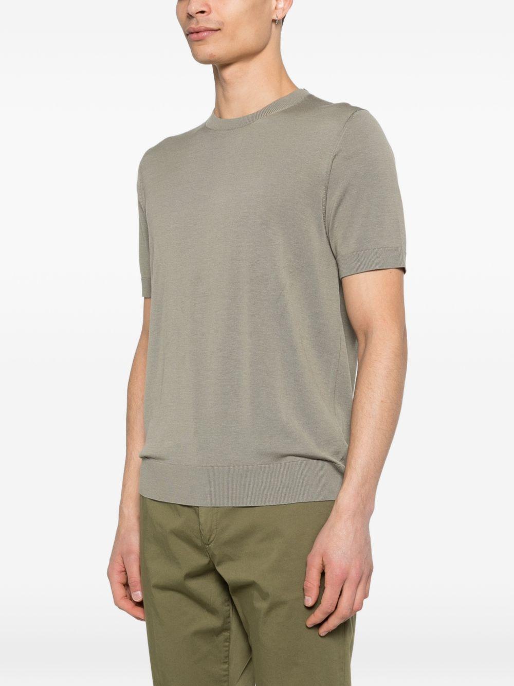 T-shirt in maglia di seta e cotone A010F200 5326 PAOLO PECORA 