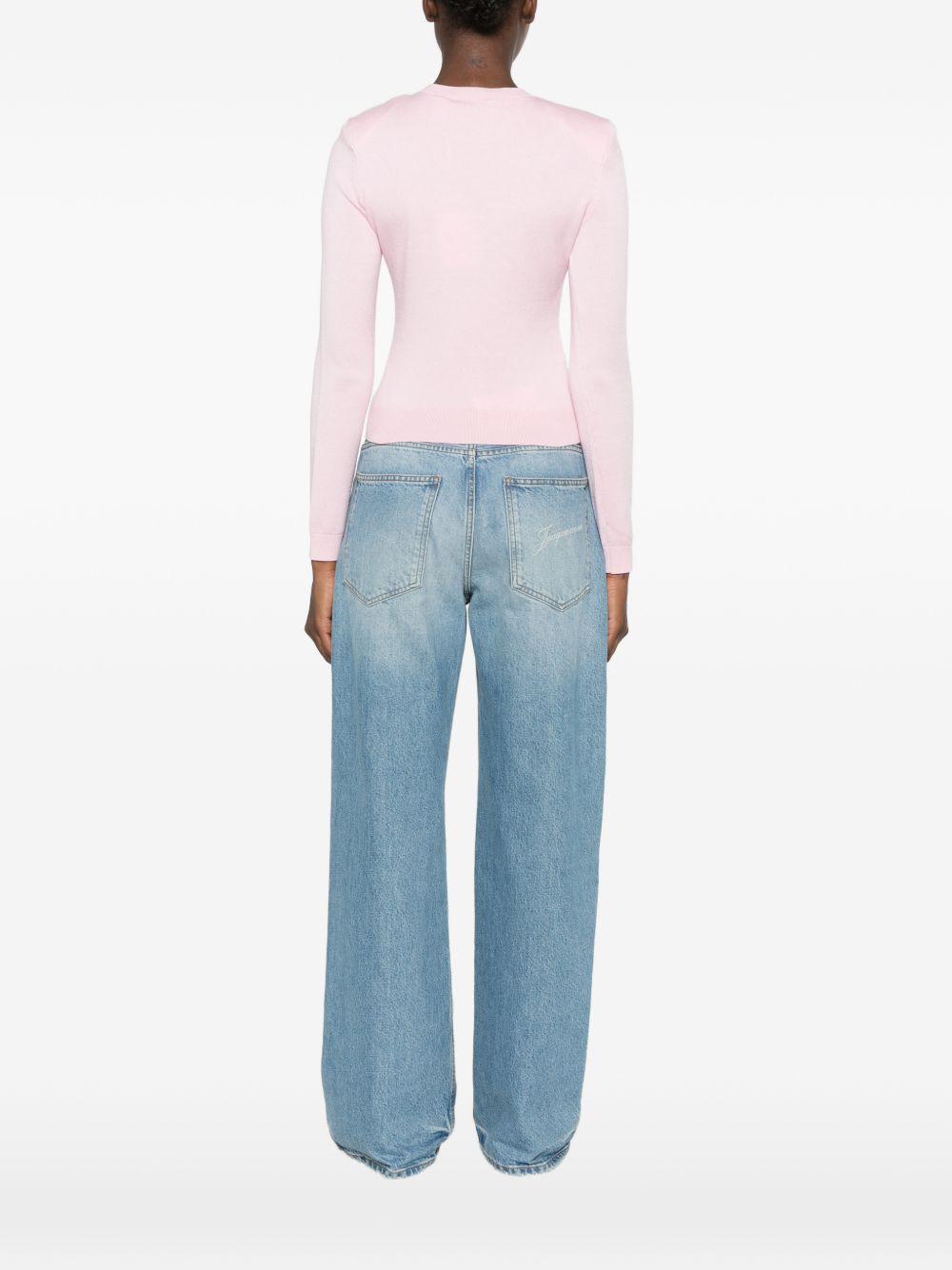Maglione lavorato a maglia PF26068TAP PINK SELF-PORTRAIT 