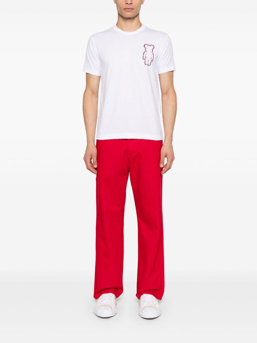 Be@rbrick Men's T-Shirt - White FOT027S25 1 WHITE CHECK COMME DES GARCONS SHIRT 