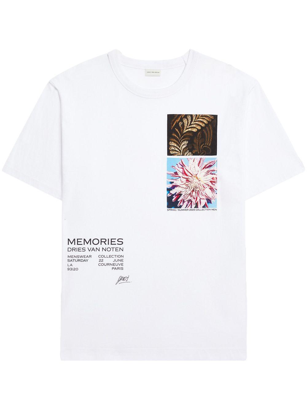Show t-shirt<BR/> 2510211091600 1 WHITE DRIES VAN NOTEN 