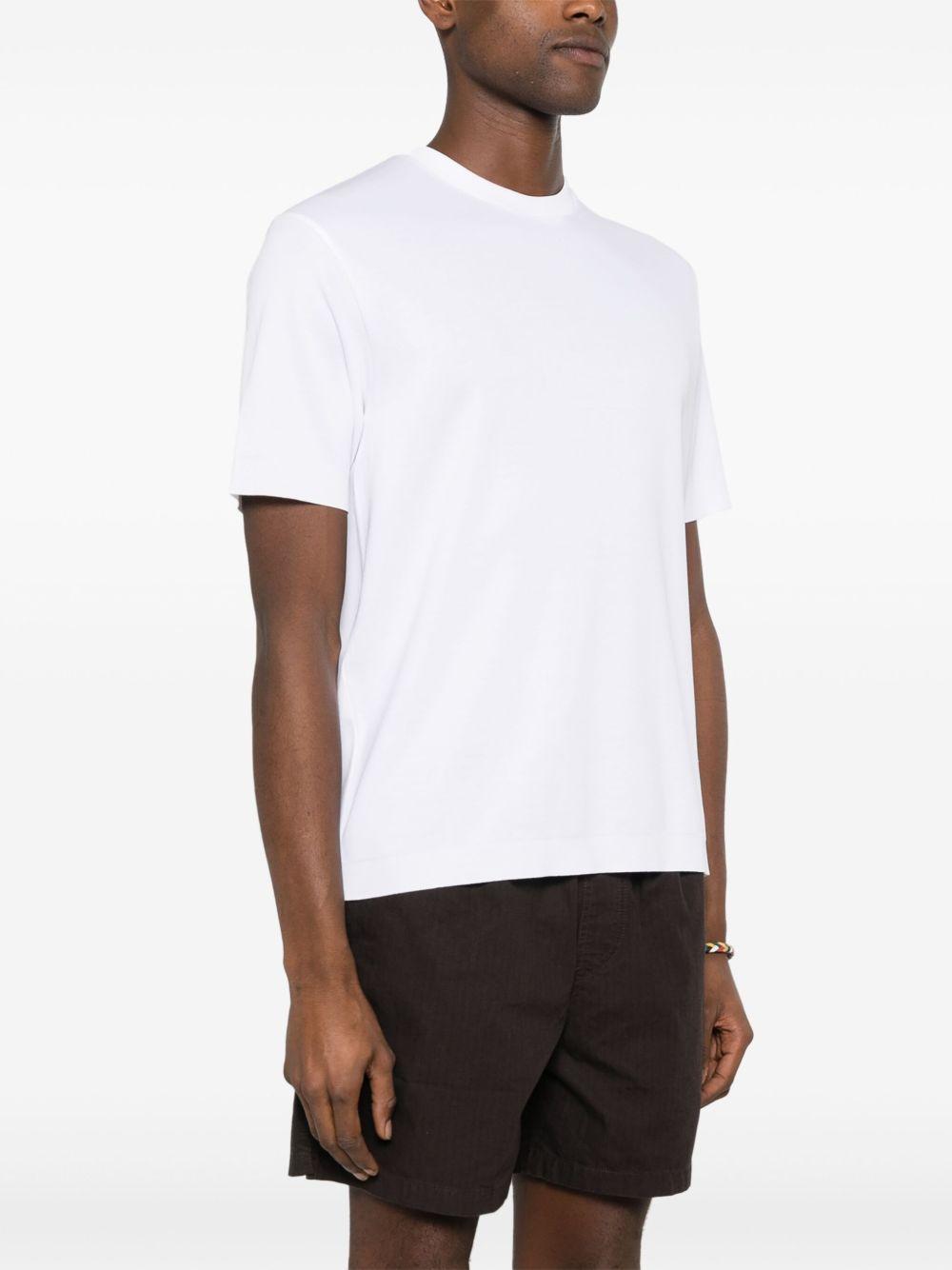 T-shirt in jersey knit effect JG000206U52059 1000 Bianco HERNO 