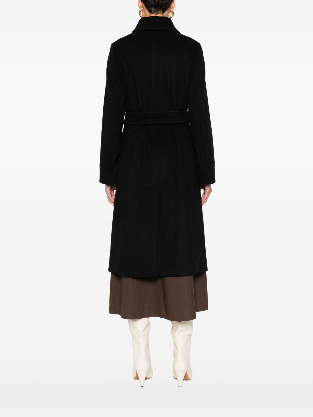 Cappotto A Vestaglia In Lana BCOLLAGMM10587 013 NERO MAX MARA STUDIO 