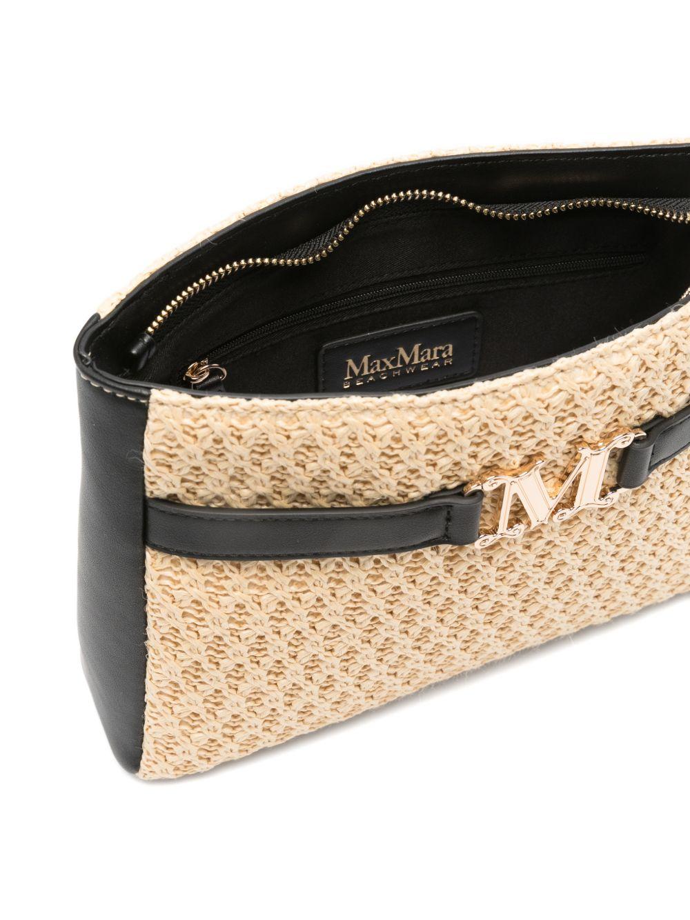 MAX MARA BEACHWEAR - Wash bag BCHMAMBO 001 BEIGE NUDE MAX MARA 