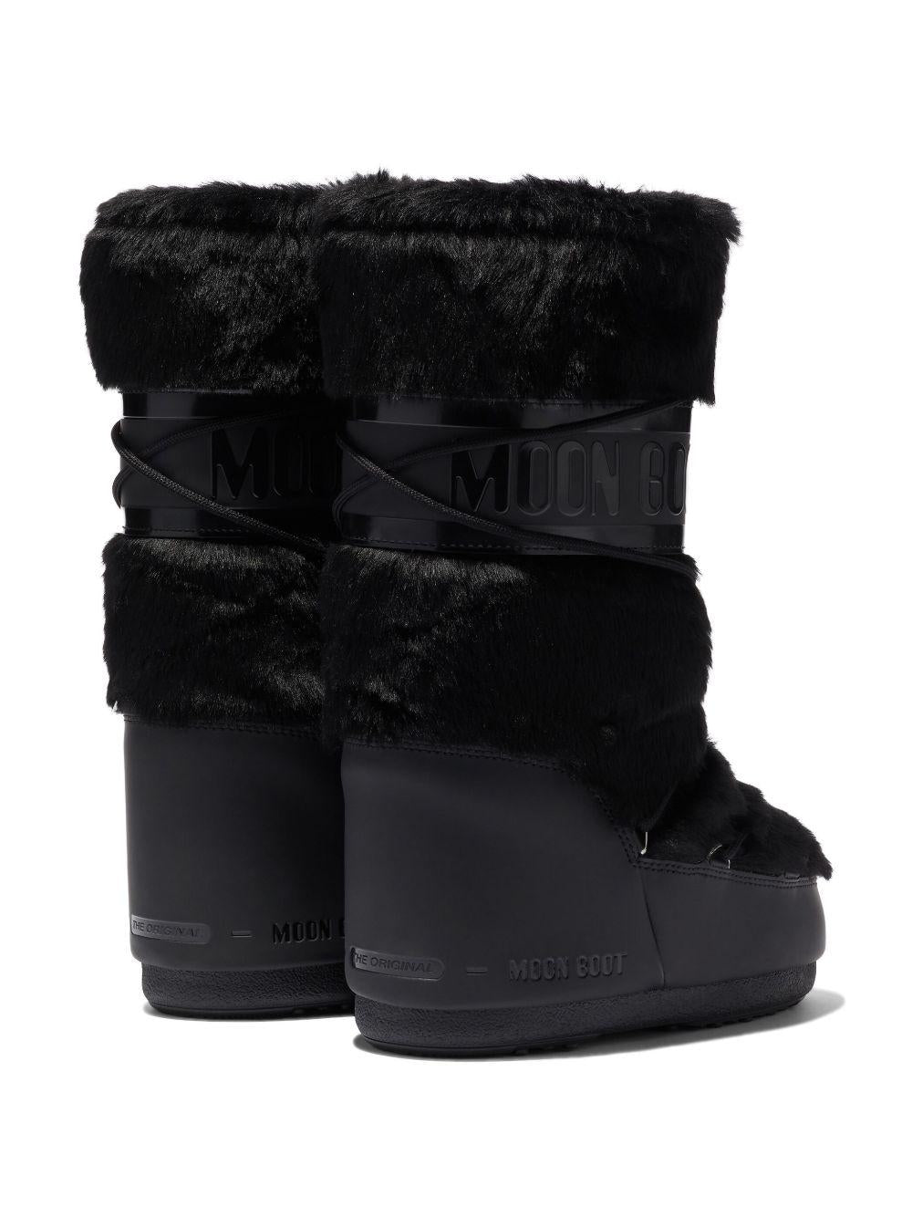 con Boot in Ecopelliccia 80D1408900 N001 BLACK MOON BOOT 
