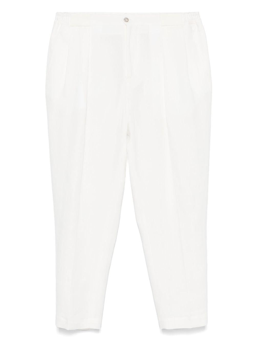Portobello trousers PORTOBELLOS325118 00150 BIANCO BRIGLIA 1949 