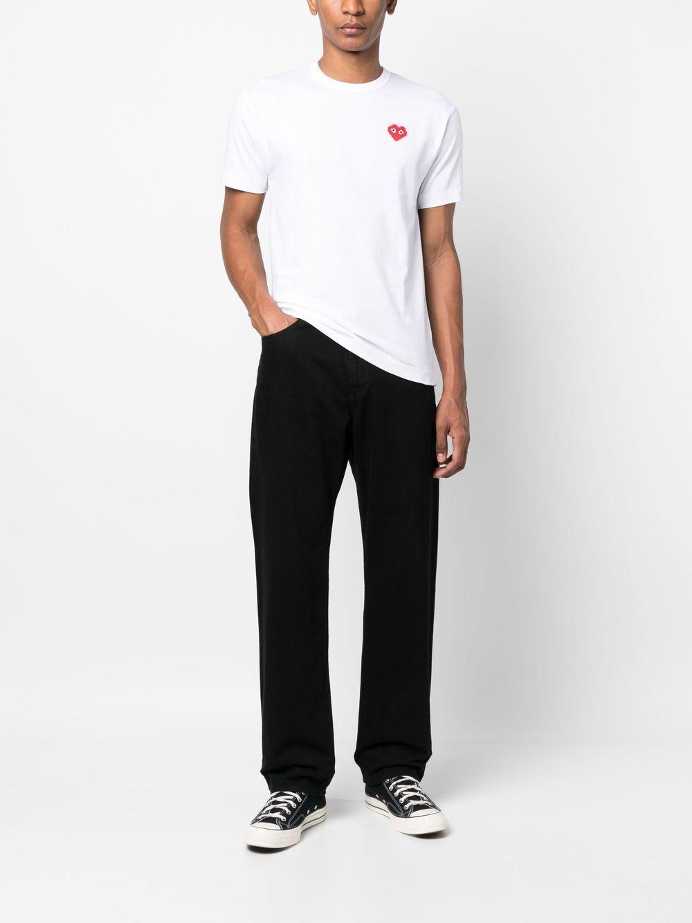  P1T322 3 WHITE COMME DES GARCONS PLAY 